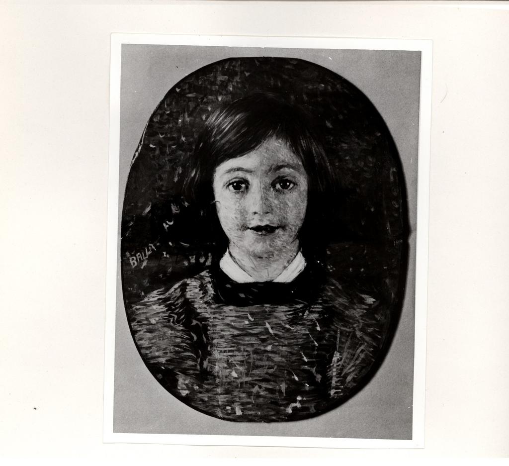 Ferretti, Alfredo Libero , Balla, Giacomo - sec. XX - Ritratto della figlia Luce , fronte
