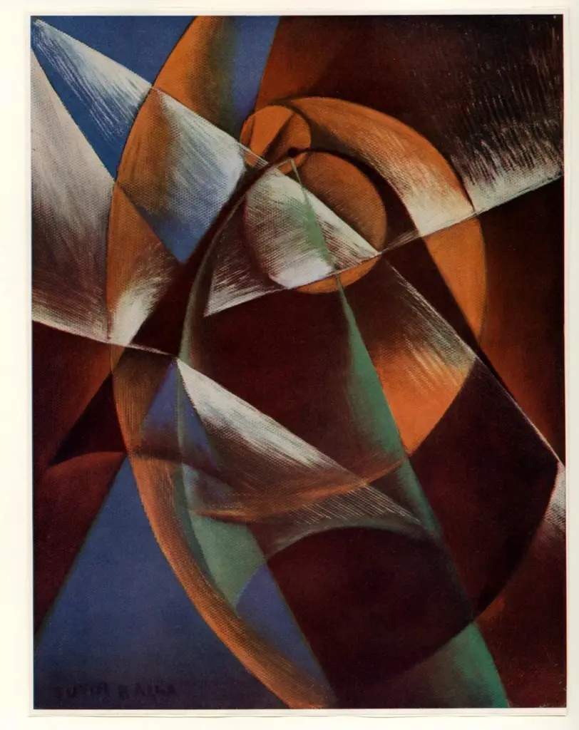 Anonimo , Balla, Giacomo - sec. XX - Pianeta Mercurio passa davanti al sole, visto col cannocchiale , fronte