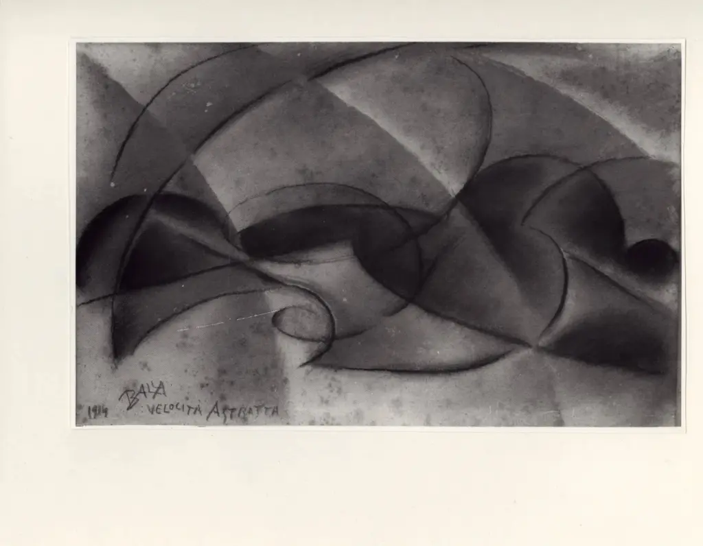 Balla, Giacomo , Velocit&agrave; astratta n.4