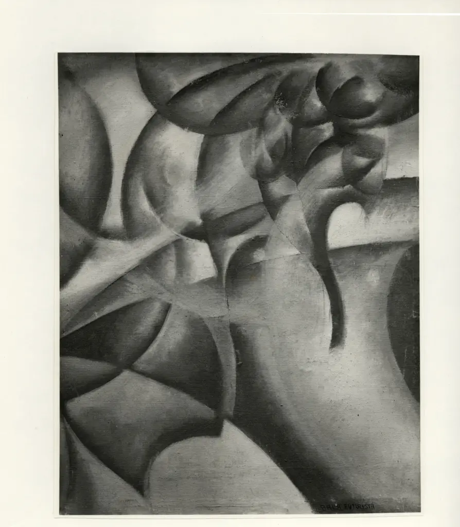 Anonimo , Balla, Giacomo - sec. XX - Espansione di primavera , fronte