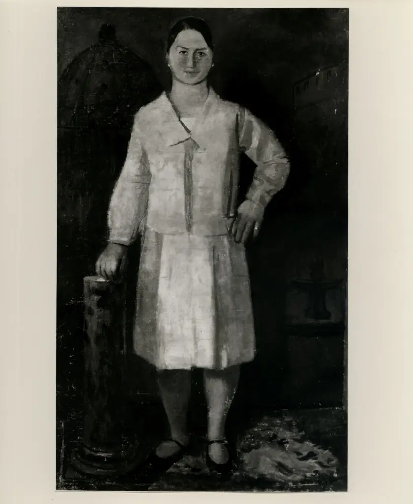 Bartoli, Amerigo , Cameriera dal fotografo