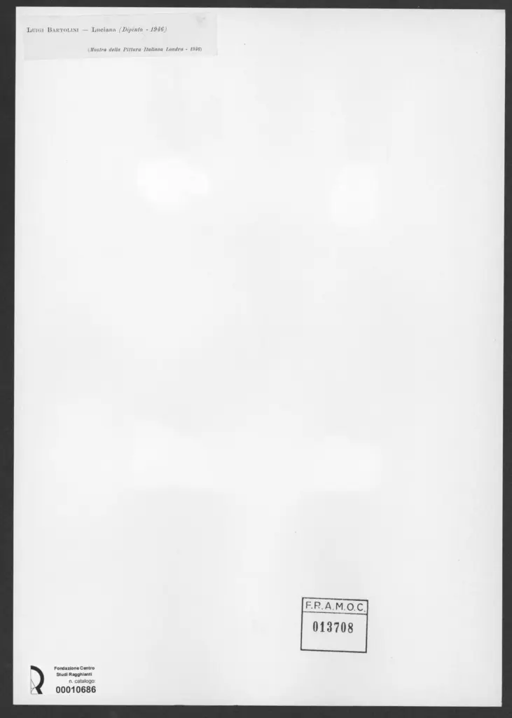 Bartolini, Luigi - sec. XX , retro