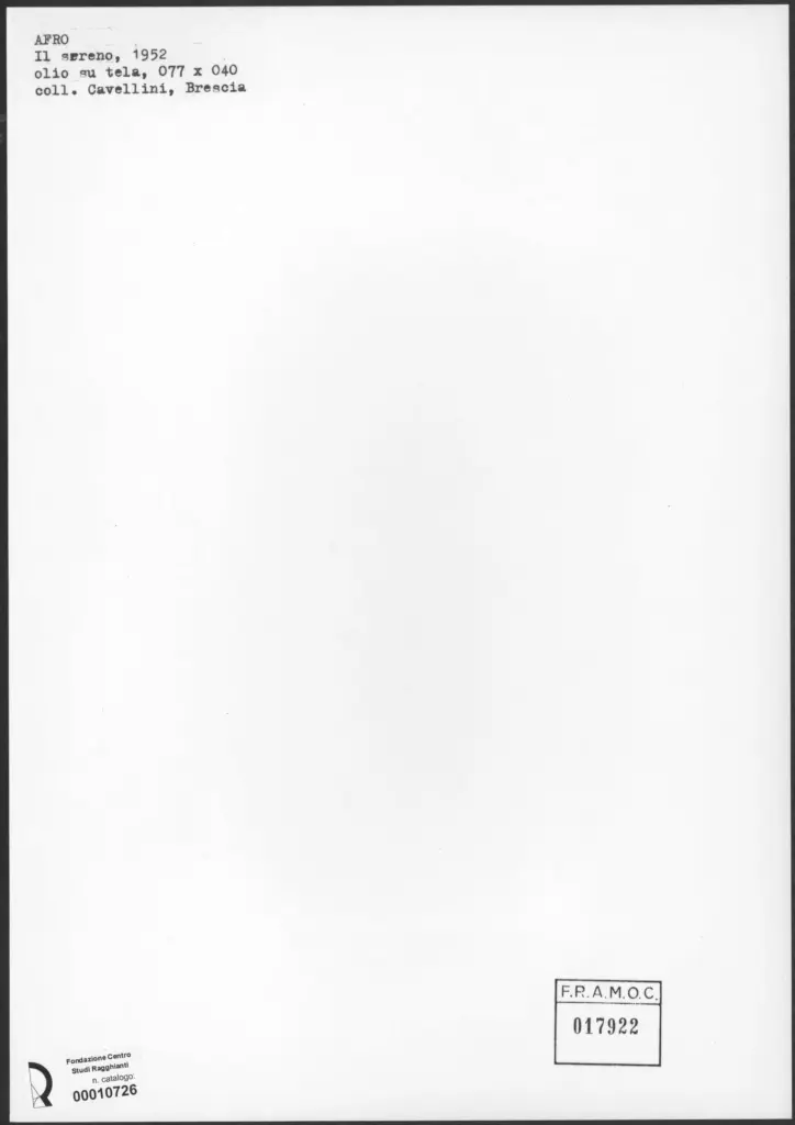 Basadella, Afro - sec. XX - , retro