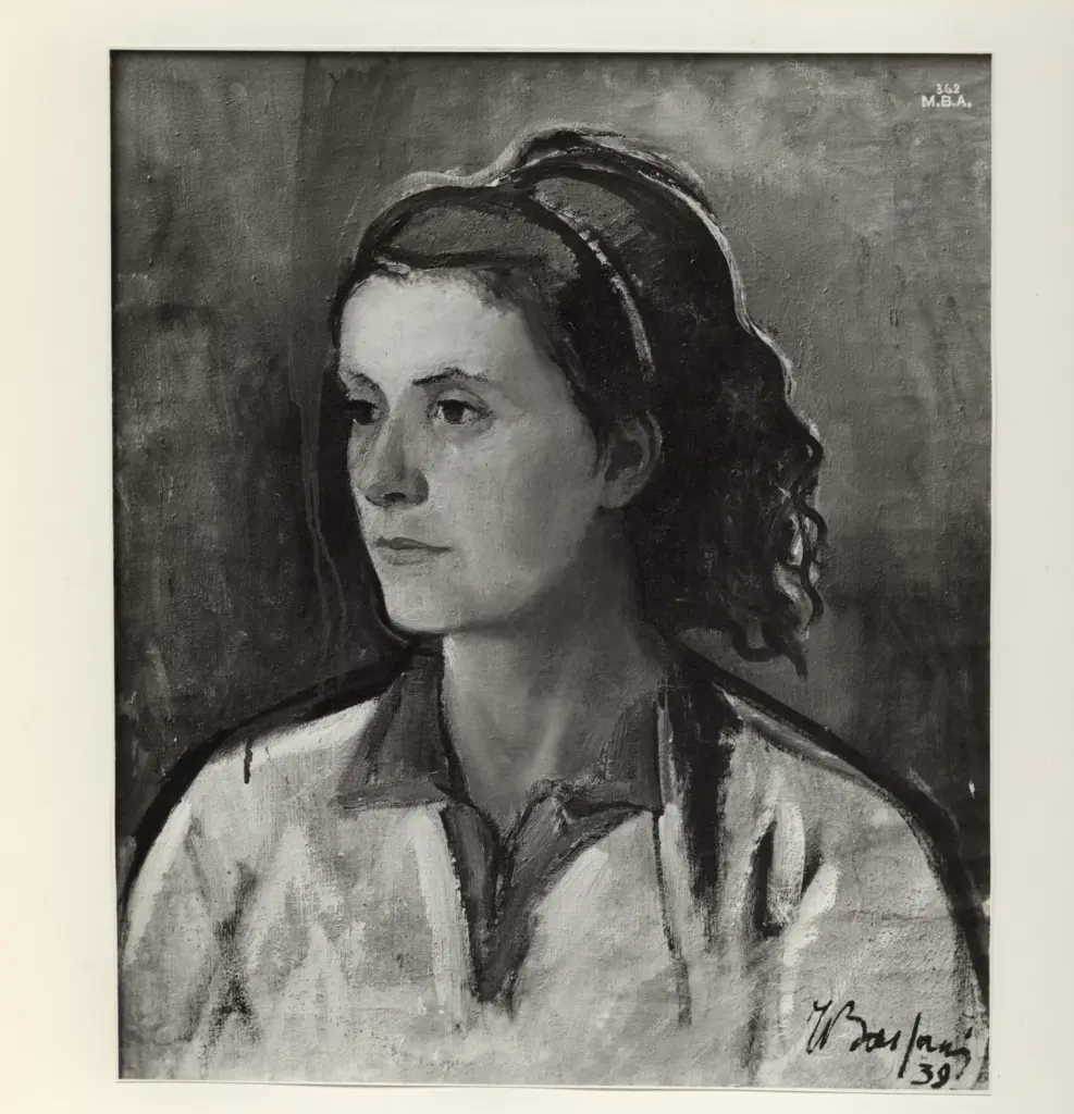 Anonimo , Bassani, Italo - sec. XX - Studio di testa , fronte