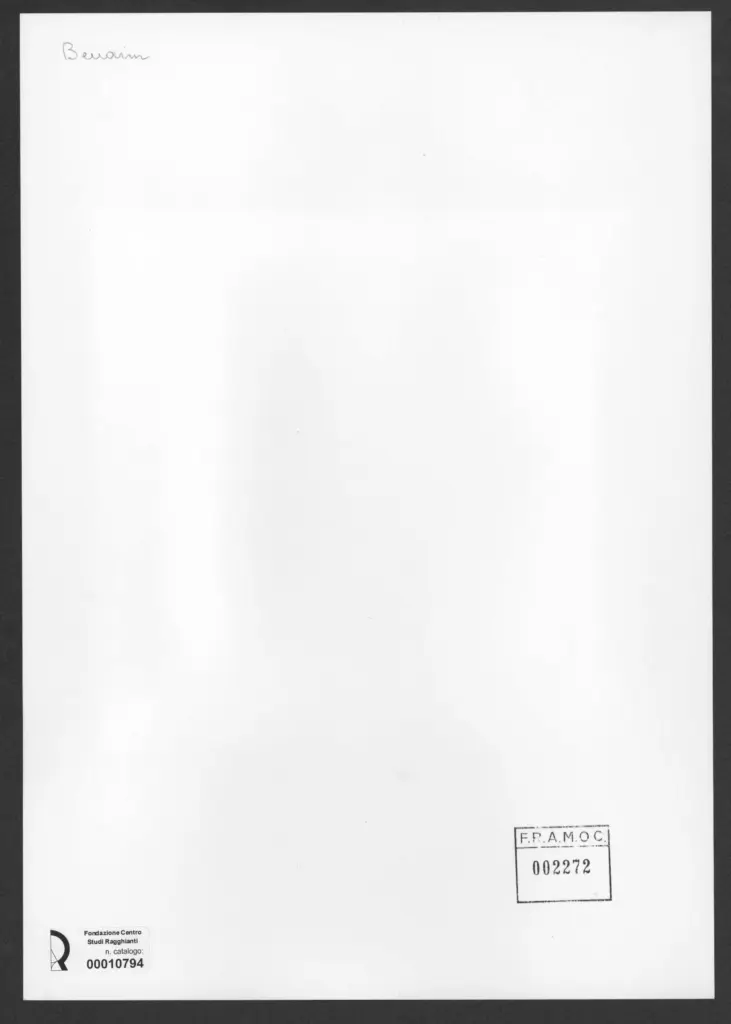 Anonimo , Benaim, Manuel - sec. XX - Composizione astratta , retro