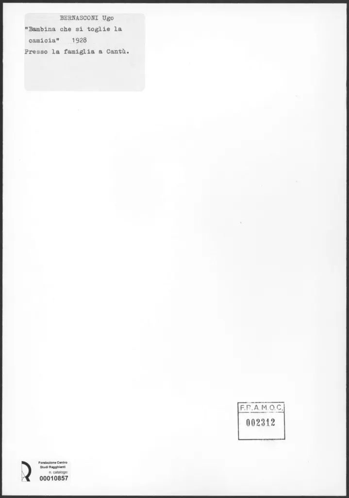 Bernasconi, Ugo - sec. XX - , retro