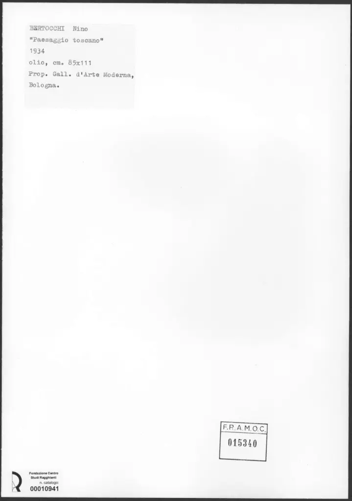 Bertocchi, Nino - sec. XX - , retro