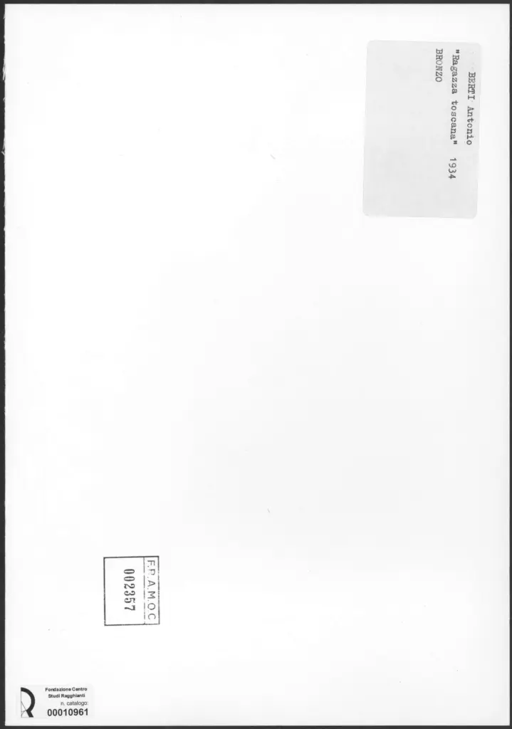 Berti, Antonio - sec. XX - , retro