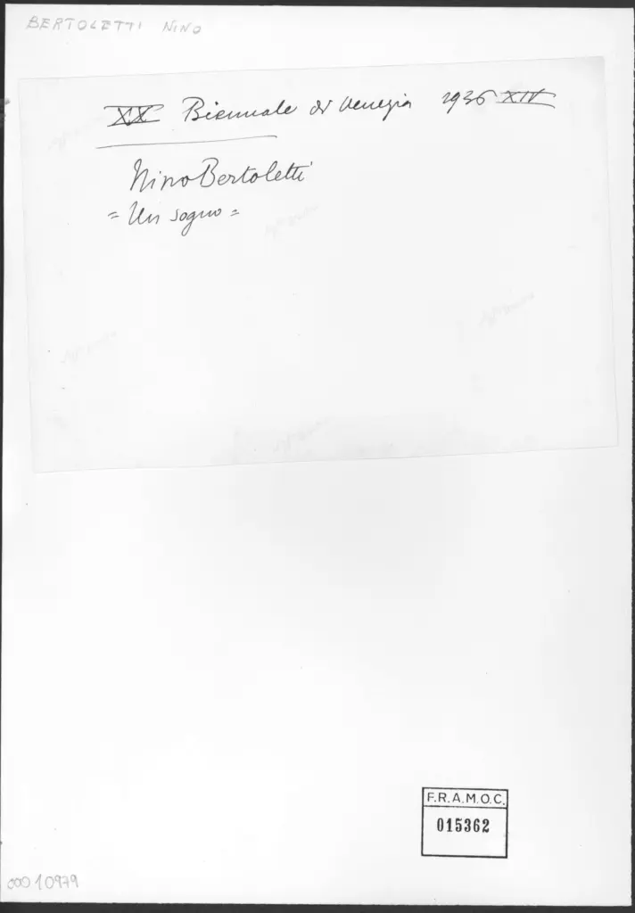 Anonimo , Bertoletti, Nino - sec. XX - Sogno , retro