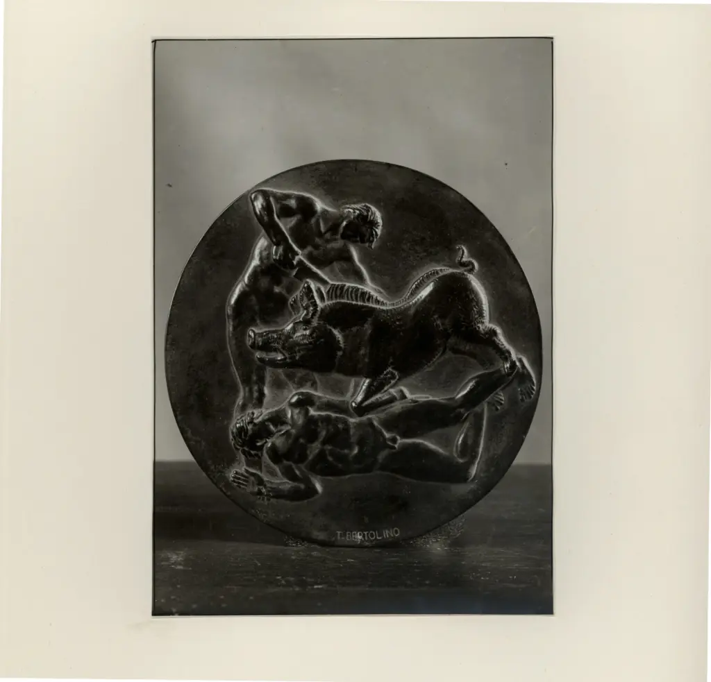 Anonimo , Bertolino, Tommaso - sec. XX - La caccia , fronte