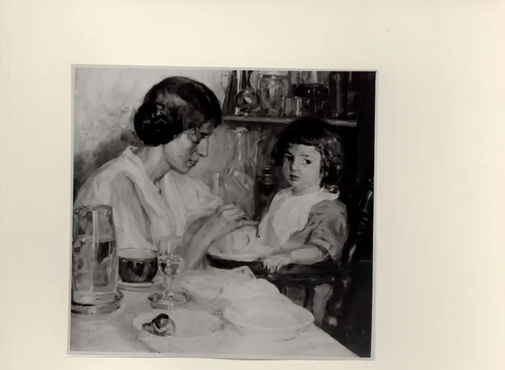 Anonimo , Bianchi, Amedeo - sec. XX - La colazione , fronte