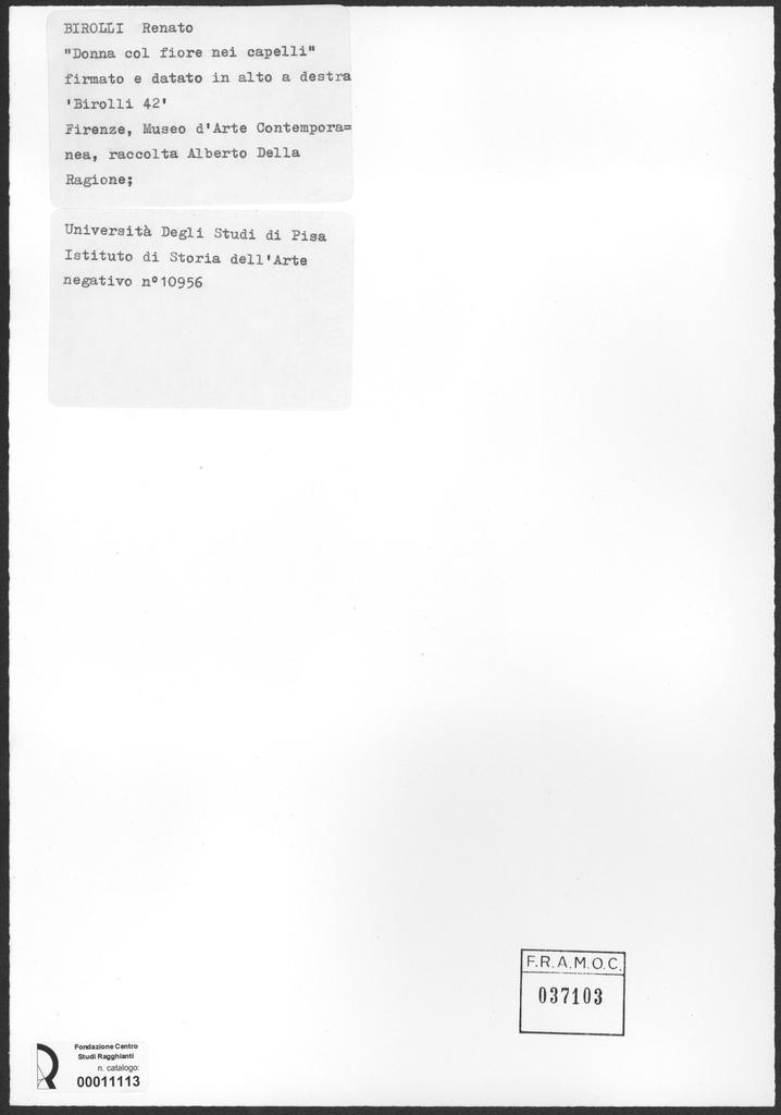 Birolli, Renato - sec. XX -