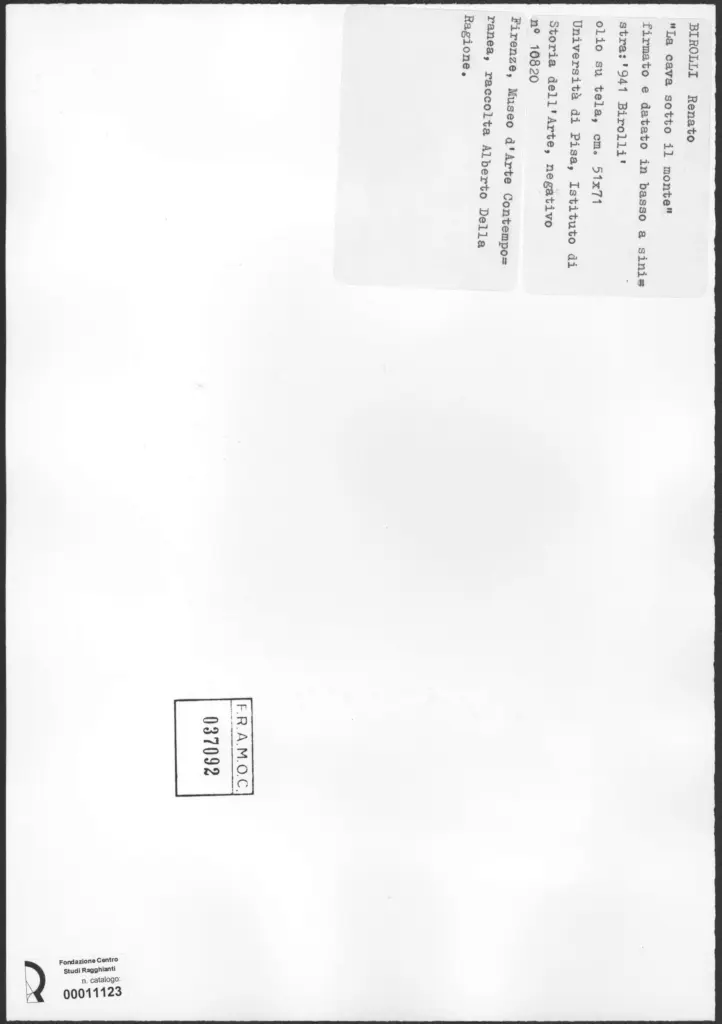 Birolli, Renato - sec. XX -