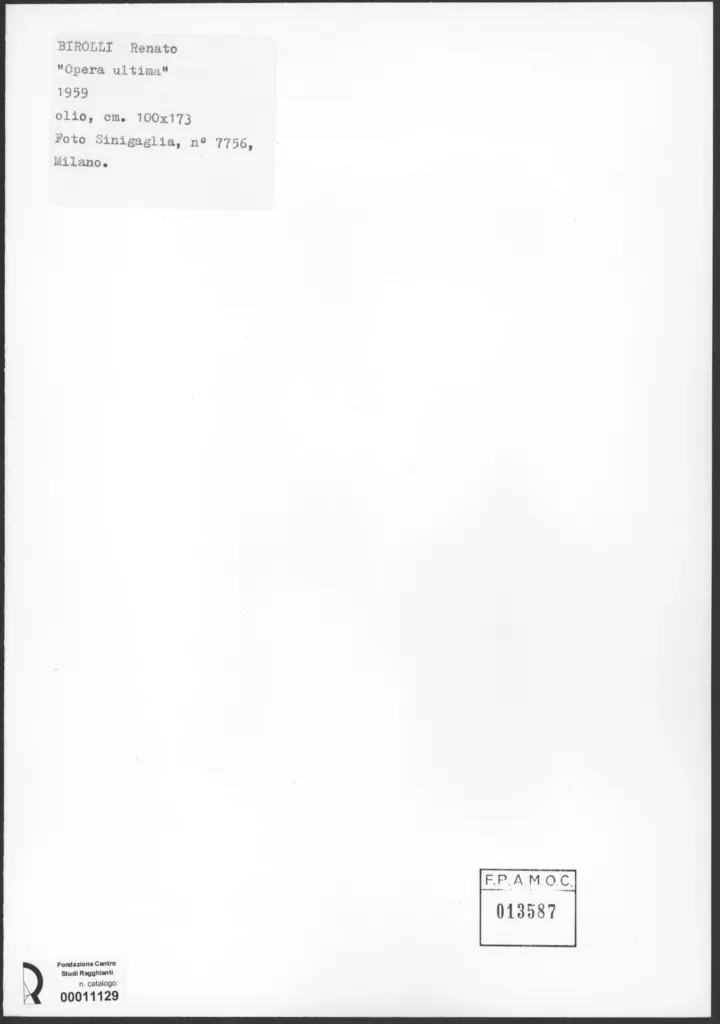 Sinigaglia, Gian , retro