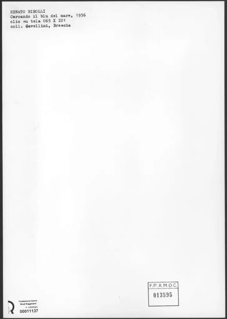 Birolli, Renato - sec. XX - , retro