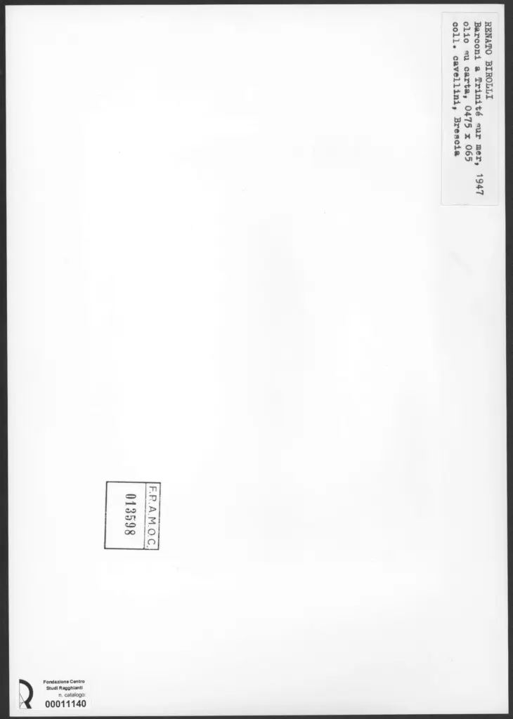 Birolli, Renato - sec. XX - , retro