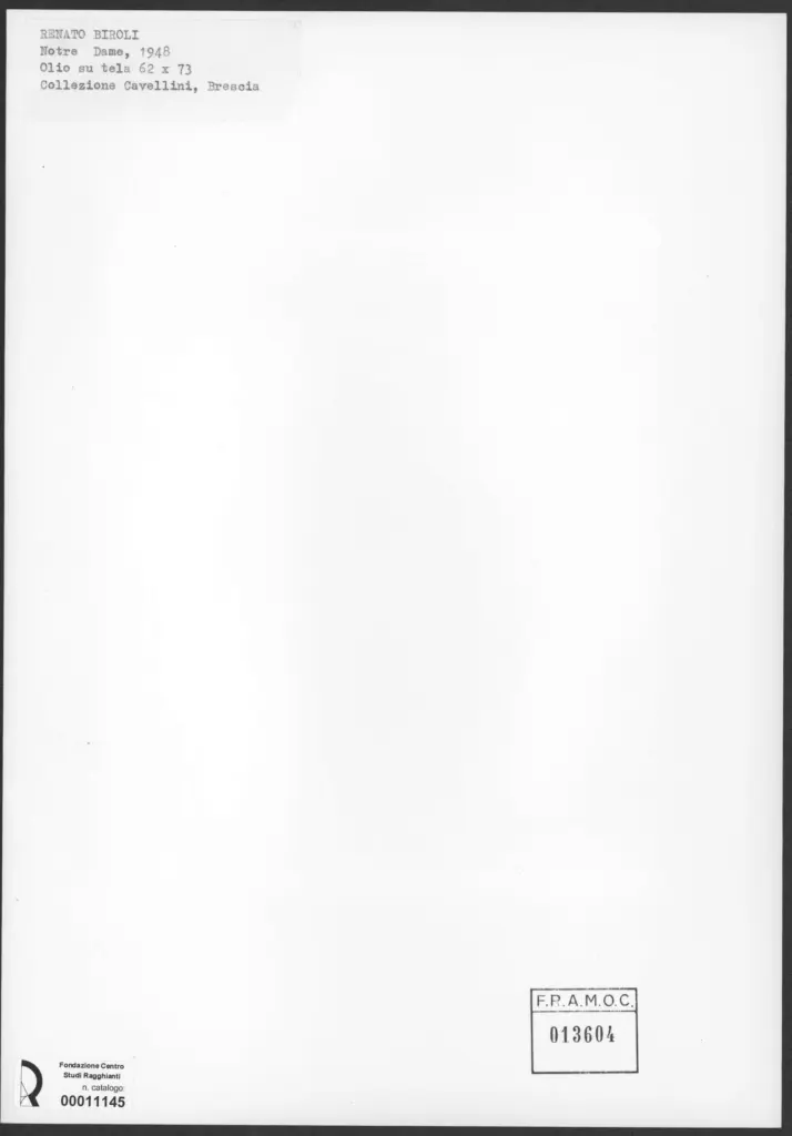 Birolli, Renato - sec. XX - , retro