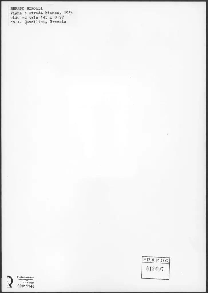 Birolli, Renato - sec. XX - , retro