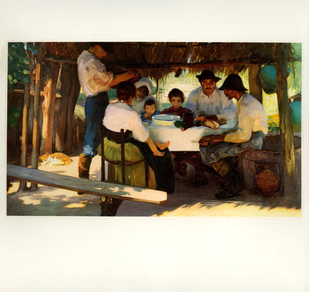 Anonimo , Bocchi, Amedeo - sec. XX - Pescatori delle Paludi Pontine , fronte