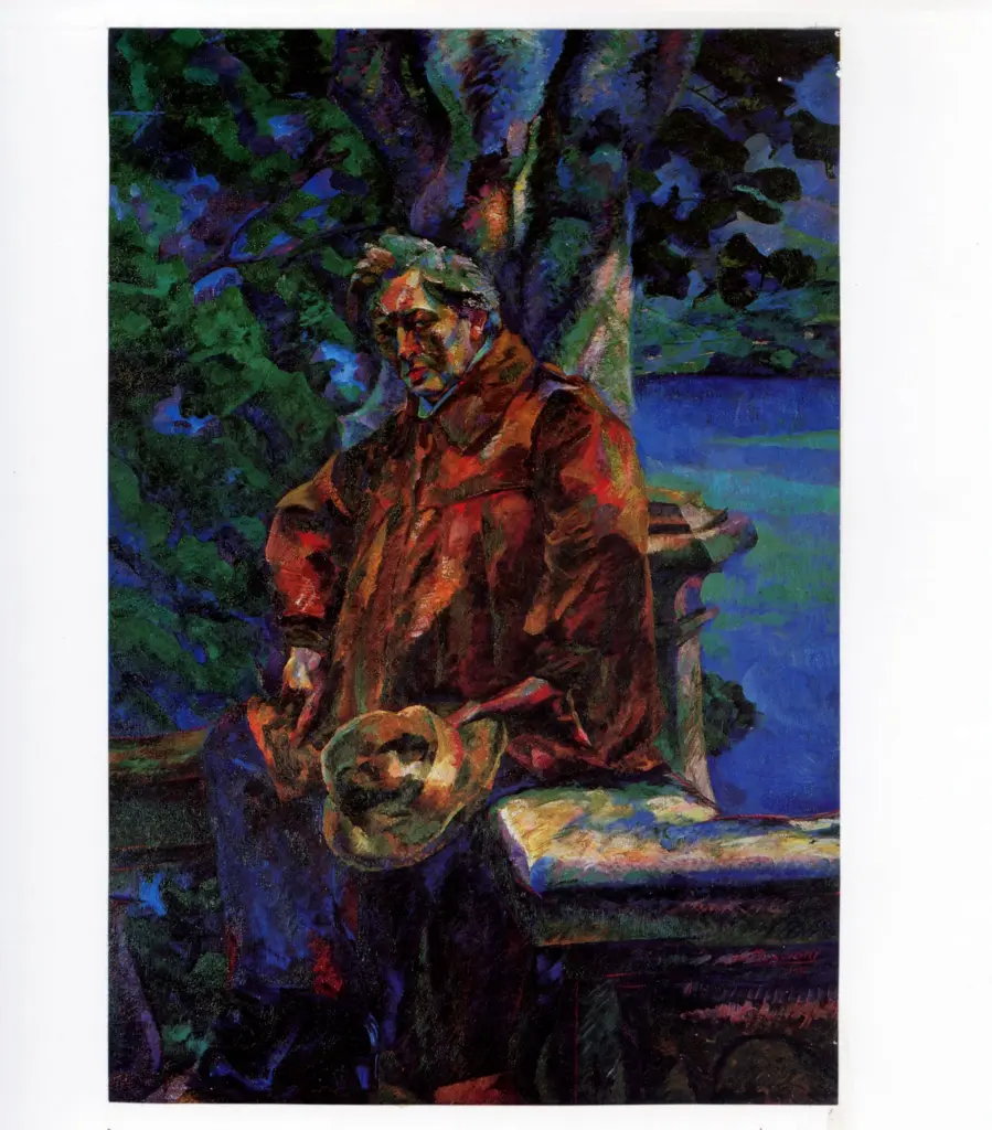 Anonimo , Boccioni, Umberto - sec. XX - Ritratto di Ferruccio Busoni , fronte