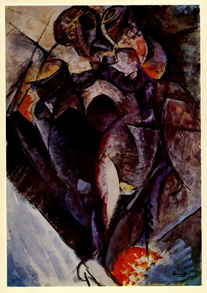 Anonimo , Boccioni, Umberto - sec. XX - Antigrazioso - studio , fronte