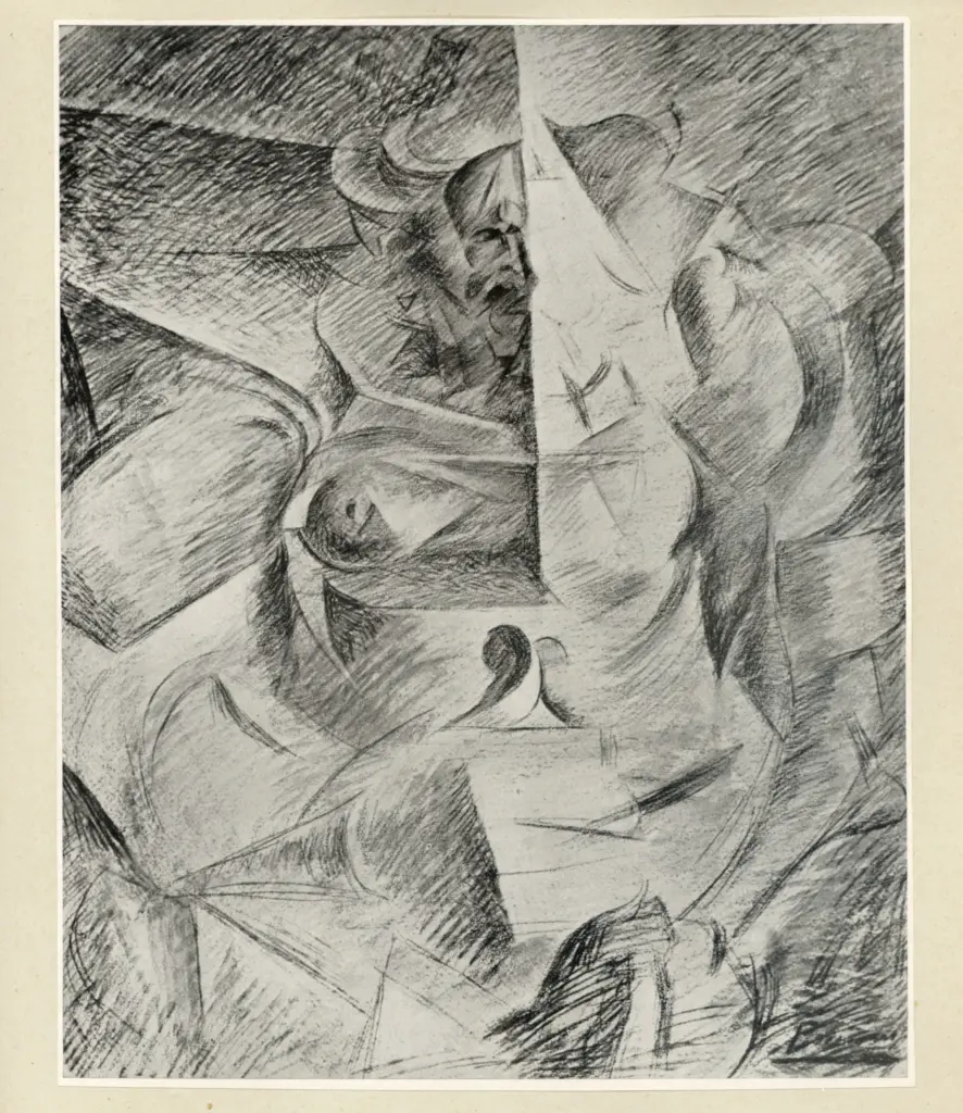 Anonimo , Boccioni, Umberto - sec. XX - Studio per la "Materia" , fronte