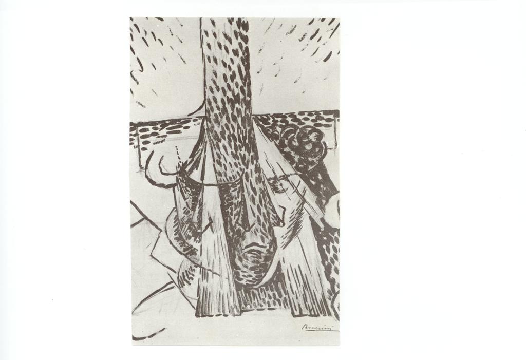 Anonimo , Boccioni, Umberto - sec. XX - Testa + Luce + finestra , fronte