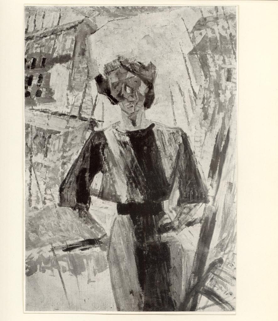 Anonimo , Boccioni, Umberto - sec. XX - Figure féminine (Figura femminile) , fronte