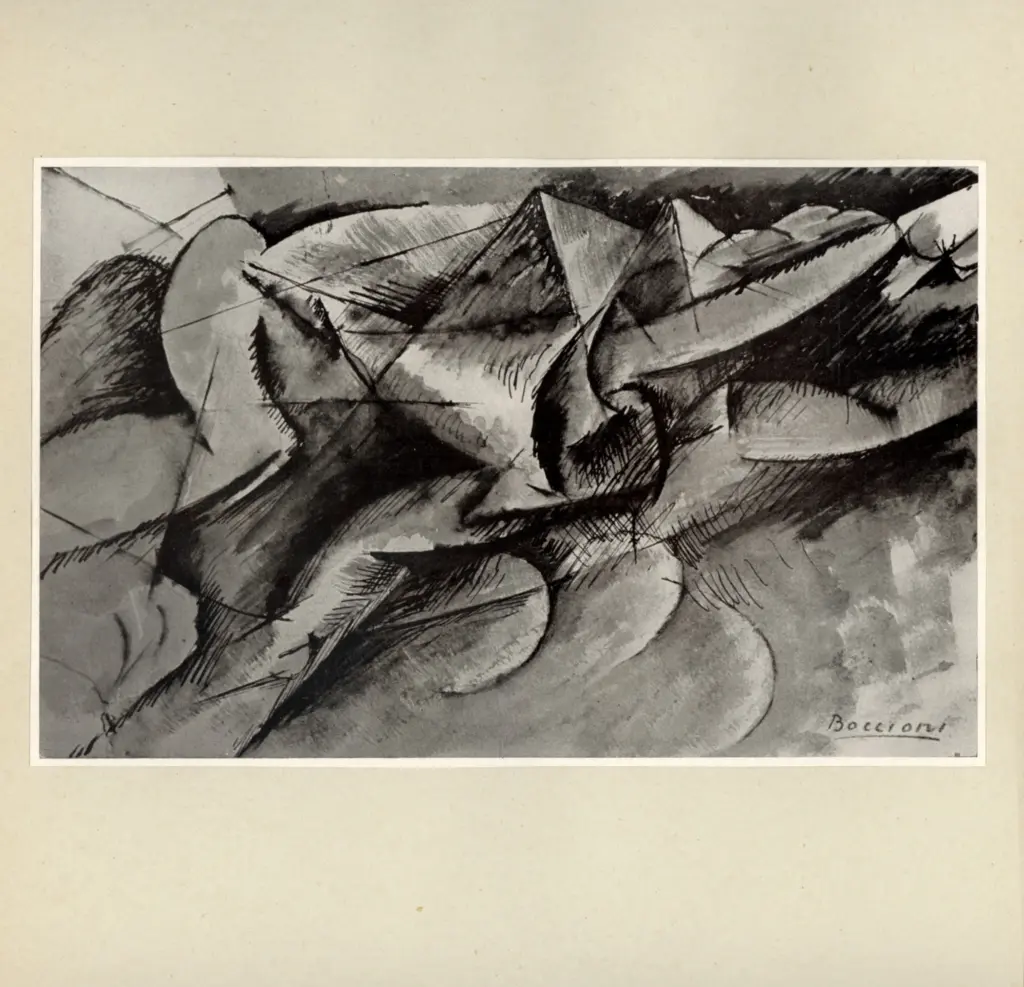 Boccioni, Umberto , Dynamisme d'un cycliste (Dinamismo di un ciclista)