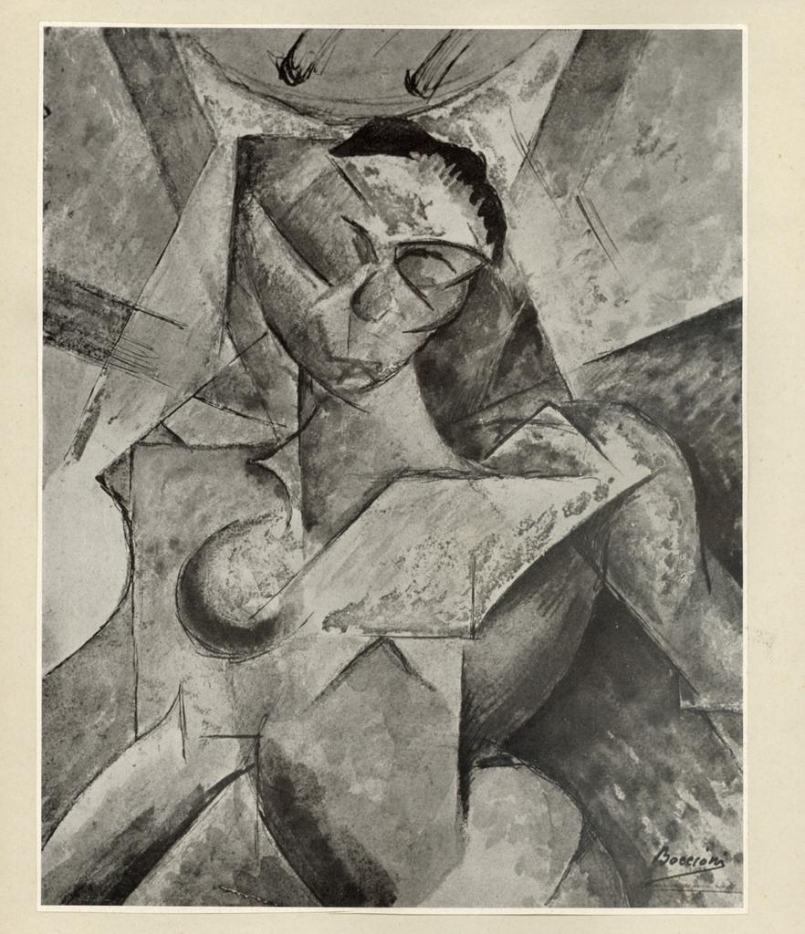 Anonimo , Boccioni, Umberto - sec. XX - Buste de femme (Busto di donna) , fronte