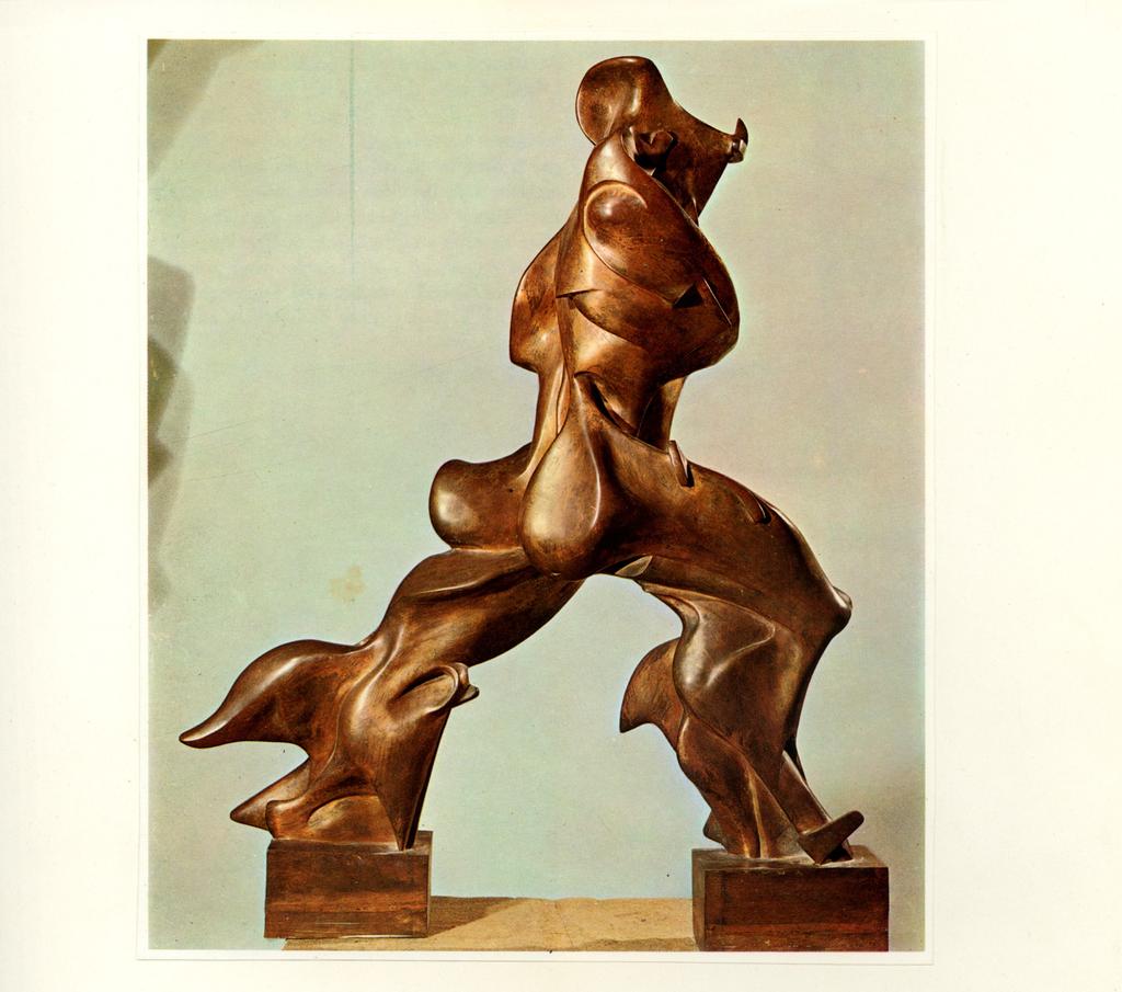 Anonimo , Boccioni, Umberto - sec. XX - Forme uniche nella continuità dello spazio , fronte