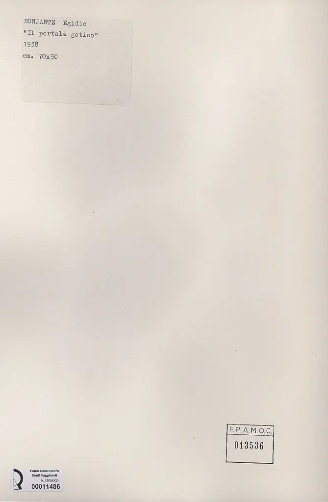 Anonimo, Anonimo , retro