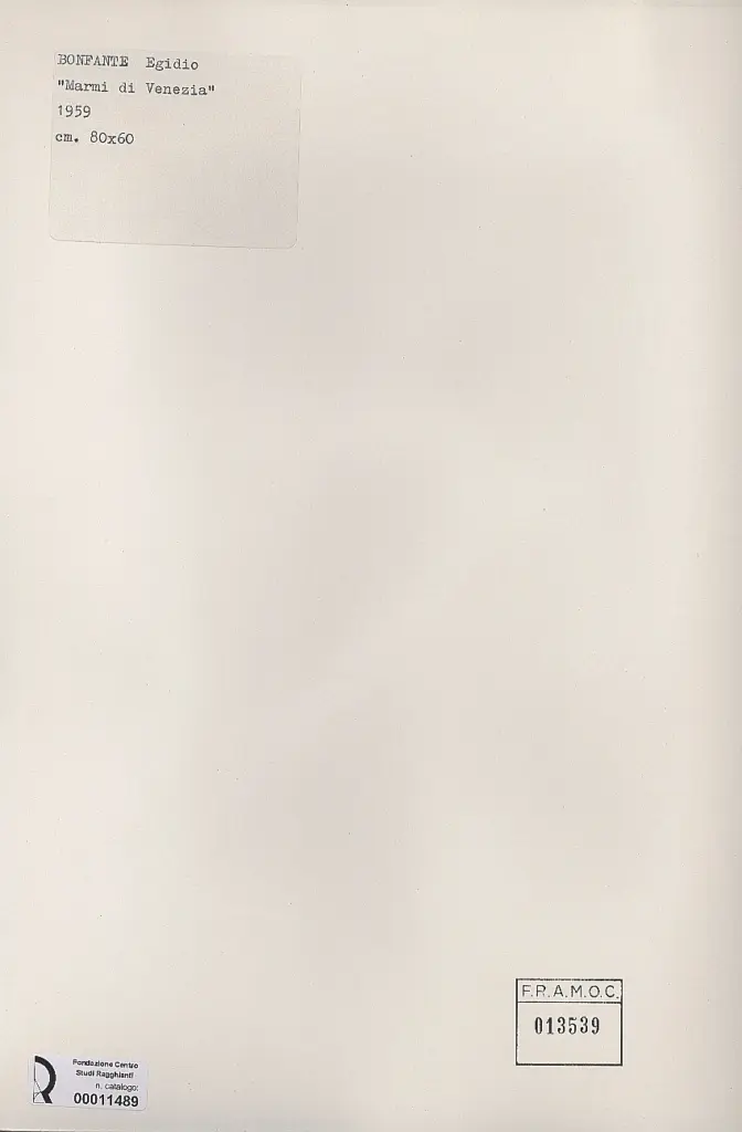 Anonimo, Anonimo , retro