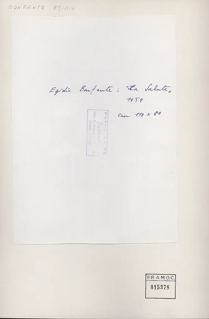 Fototecnica Fortunati , retro