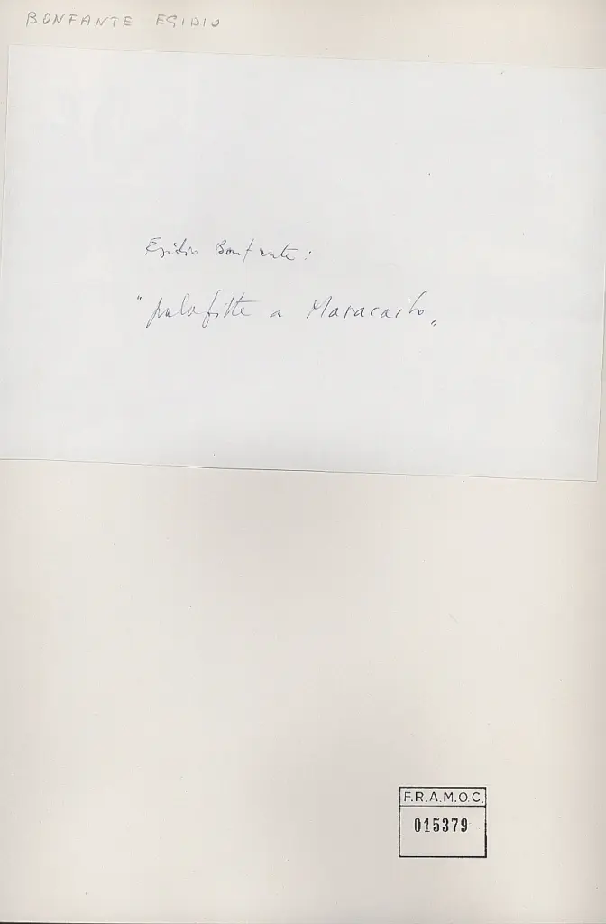 Anonimo, Anonimo , retro