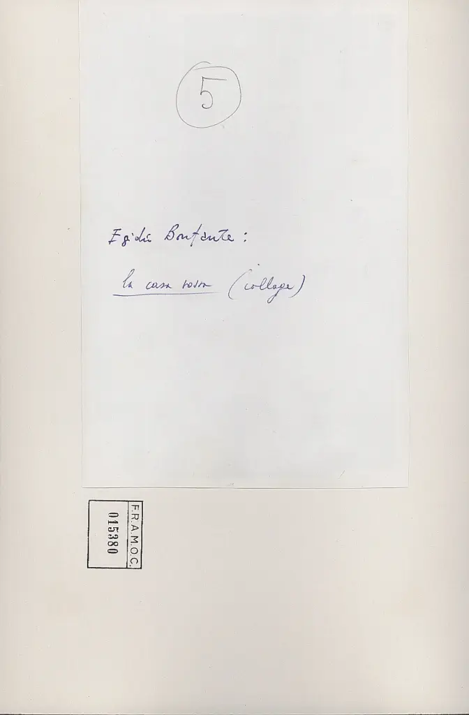 Anonimo, Anonimo , retro