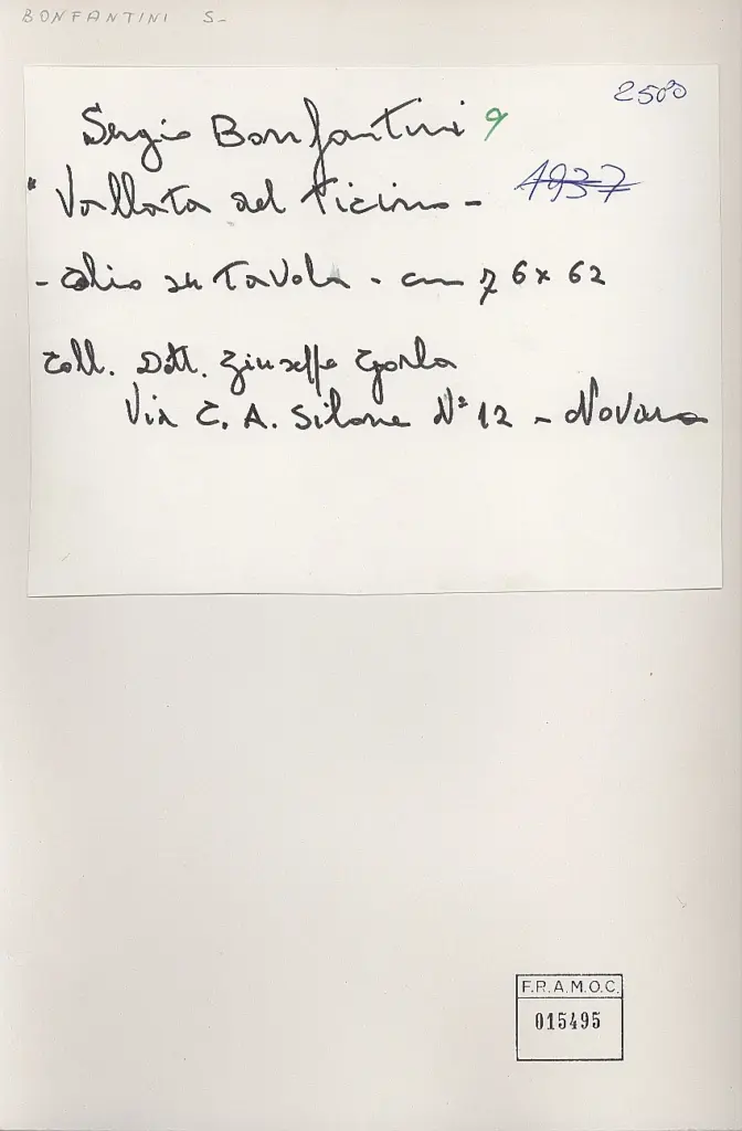 Anonimo, Anonimo , retro