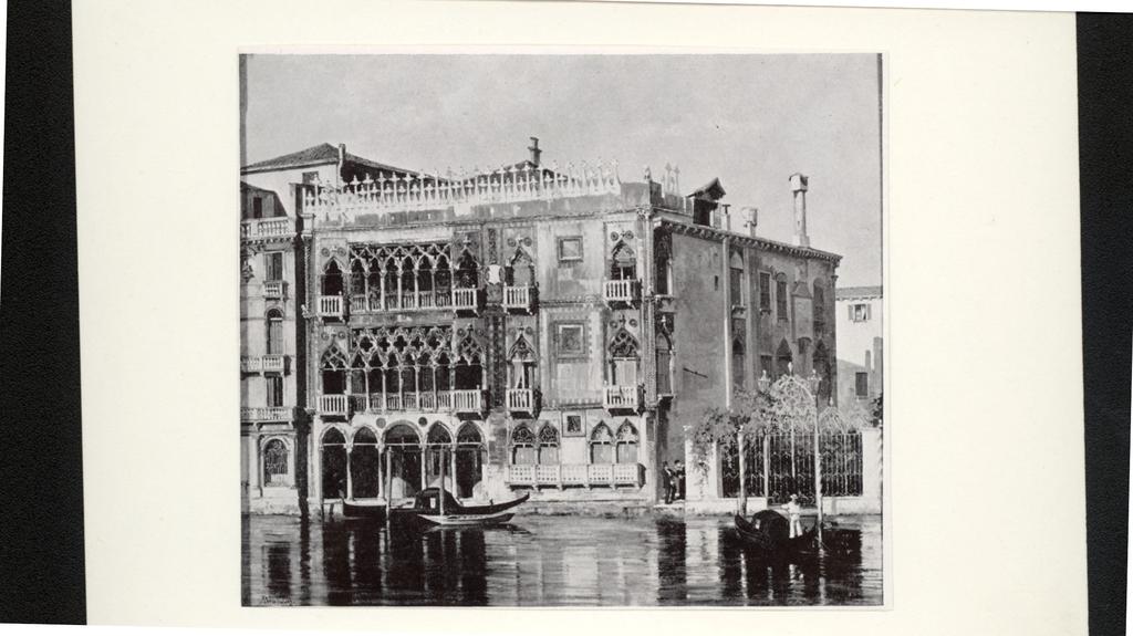 Brandeis, Antonietta , Veduta della Ca' d'Oro sul Canal Grande -