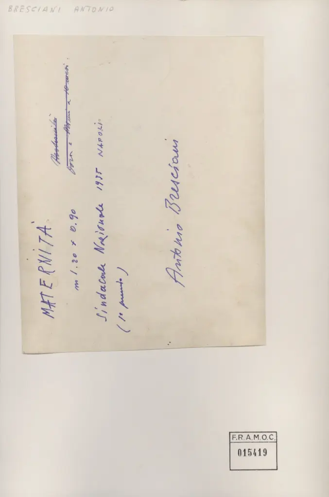 Anonimo, Anonimo , retro