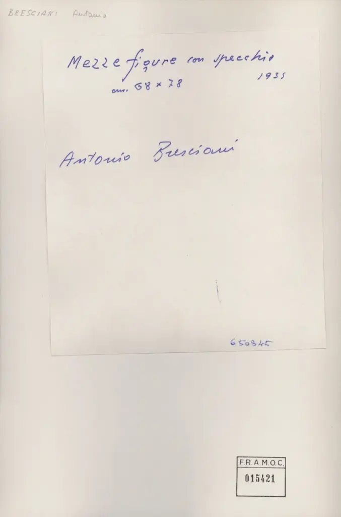 Anonimo, Anonimo , retro