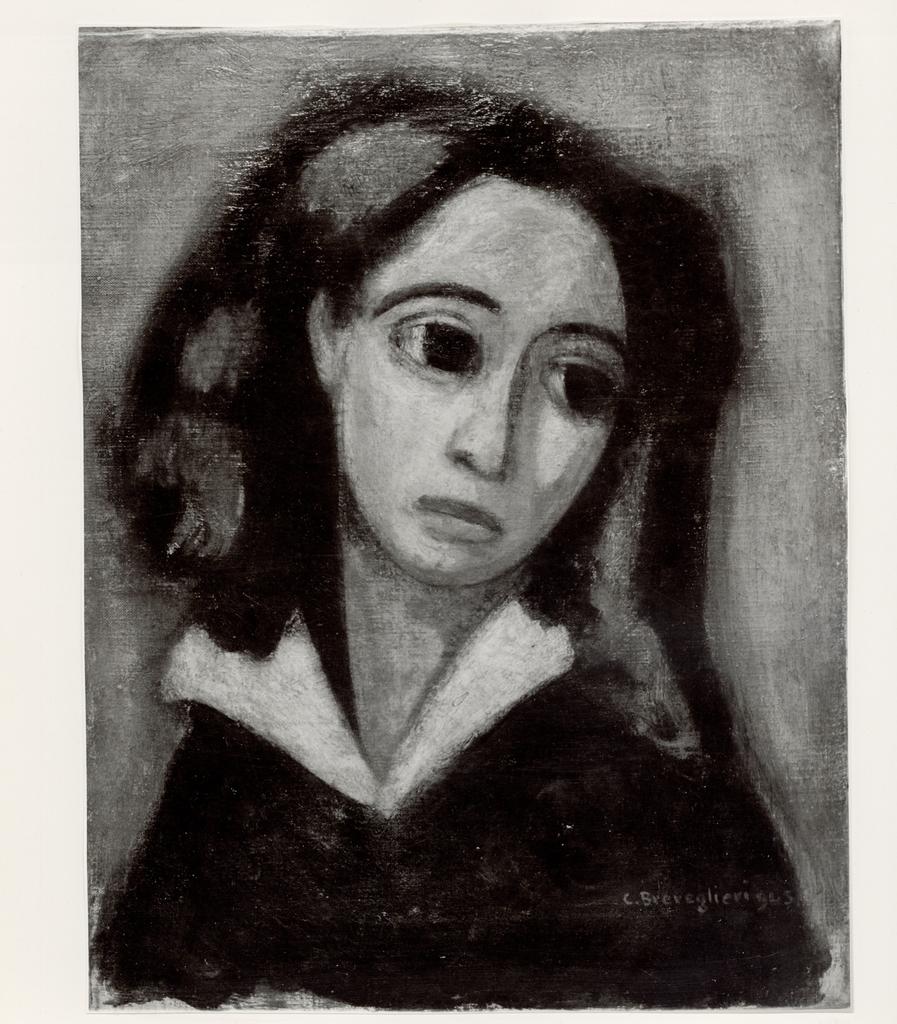 Anonimo , Breveglieri, Cesare - sec. XX - Testa di donna , fronte