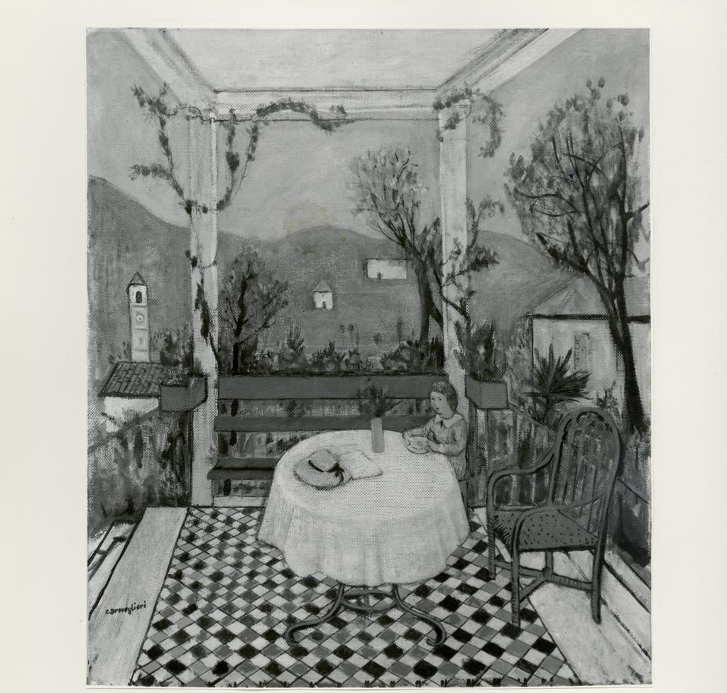 Anonimo , Breveglieri, Cesare - sec. XX - La colazione , fronte