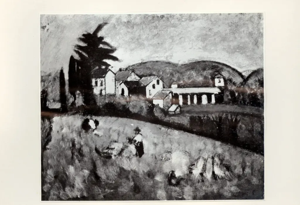 Anonimo , Breveglieri, Cesare - sec. XX - Paesaggio , fronte