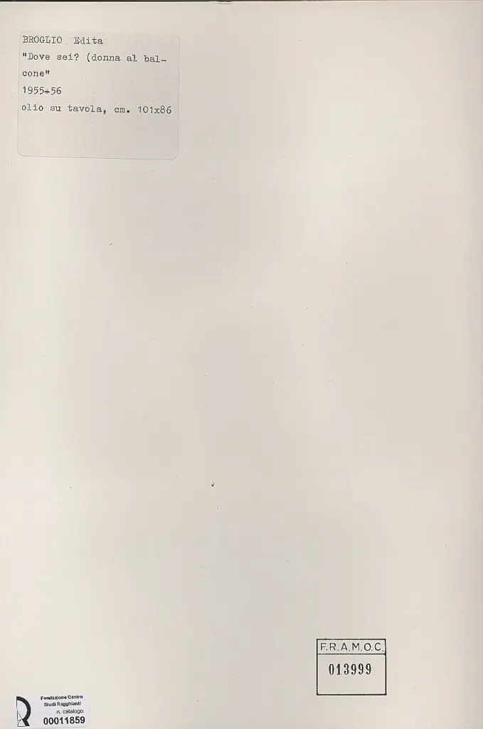 Anonimo, Anonimo , retro