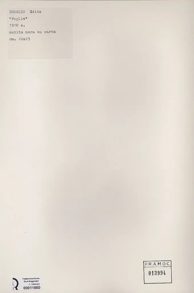 Anonimo, Anonimo , retro