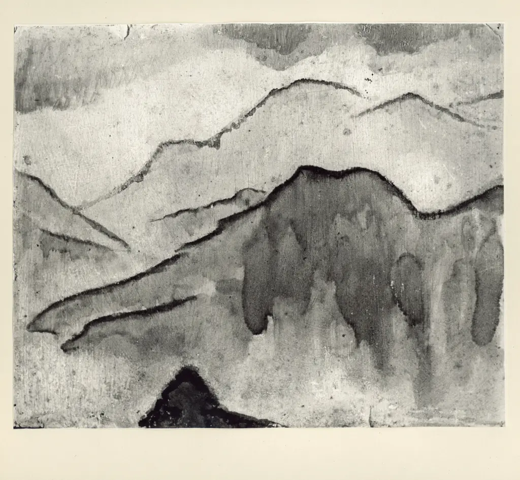 Anonimo , Broglio, Edita - sec. XX - Paese incandescente , fronte