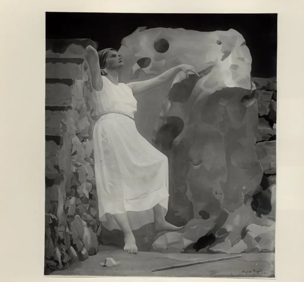 Giacomelli , Broglio, Mario - sec. XX - La roccia , fronte