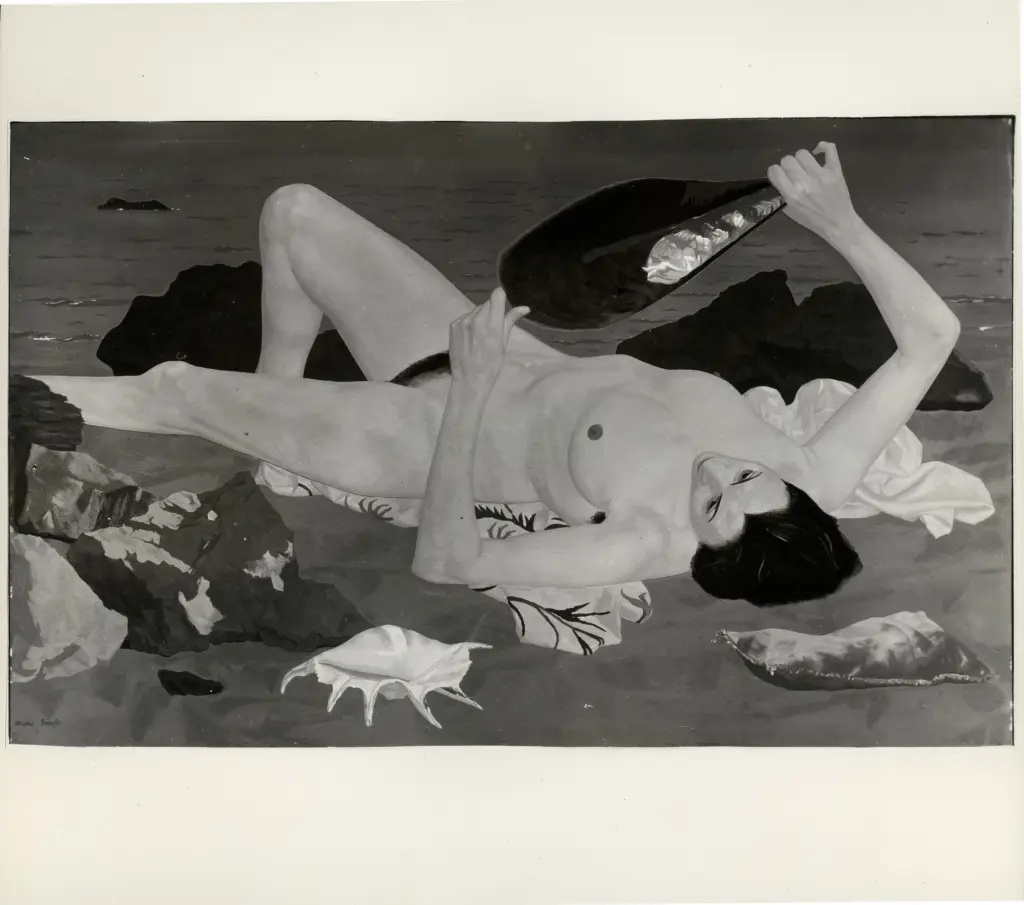 Giacomelli , Broglio, Mario - sec. XX - Donne al mare , fronte