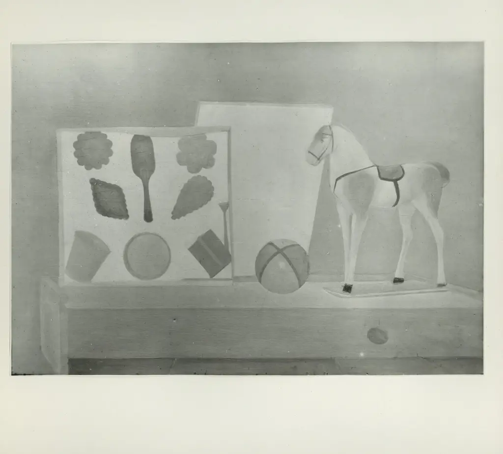 Giacomelli , Broglio, Mario - sec. XX - Cavallino di cartapesta , fronte