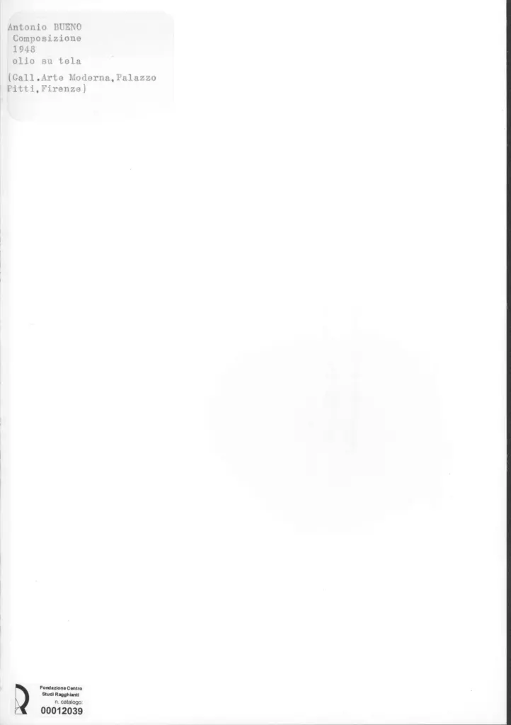 Bueno, Antonio - sec. XX , retro